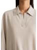 Marc O'Polo Strick-Poloshirt loose in Natural