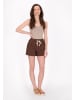 Usha Women Shorts in brown