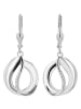 Adeliás Damen Anhänger aus 333 Gold mit Zirkonia in silber