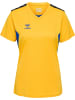 Hummel Sportshirt "Hmlauthentic Pl Jersey S/S Woman" in Gelb