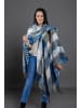 collezione alessandro Poncho " Aspen " in blau