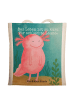 Mr. & Mrs. Panda Tragetasche Axolotl Glücklich Design mit Spruch in Weiß