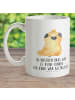 Mr. & Mrs. Panda Kaffeepott Mops Krone mit Spruch in Weiß