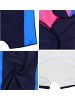 Aquarti Mädchen Badeanzug mit Bein Ringerrücken in pink/blau
