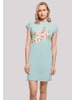 F4NT4STIC T-Shirt Kleid Blumen in Bluemint