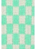 myMo Women Sweater in Mint Weiss Kariert