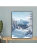 MuchoWow Leinwand bilder Schneelandschaft (BxH)