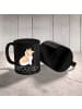 Mr. & Mrs. Panda Tasse Langhaar Collie Treue mit Spruch in Schwarz
