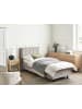 Beliani Einzelbett DUKE in Grau/Schwarz - (W) 82 x (H) 102 x (L) 216 cm