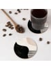 OnlyWow Glasuntersetzer 6er-Set Abstracte Formen