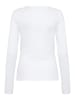 SAINT TROPEZ Langarm-Bluse AsterSZ Slim fit in Bright White