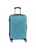 Paradise by CHECK.IN Kingston - 4-Rollen-Trolley 67 cm (lila) in türkis