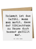 Mr. & Mrs. Panda Deluxe Karte Spruch Heimweh Kühlschrank mit Spruch in Weiß