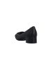 rieker Ballerina mit Lederabsatz Schwarz