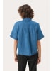 PART TWO Langarm - Hemd NiclaPW Lockere Passform in Medium Blue Denim