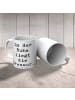 Mr. & Mrs. Panda Kaffeetasse Spruch Reitlehrerin Ruhe mit Spruch in Weiß