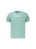Pepe Jeans Hellblaues Baumwoll-T-Shirt