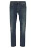 Dolce & Gabbana Blau Baumwolle Straight-Leg Jeans