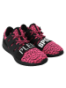 Plein Sport Schwarz Pink Blush Polyester Runner Joice Sneaker Schuhe