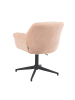 DUBI Möbel 2er-Set: Bürostuhl Mika-Nala in Rosa - (B)65 x (H)78 x  (T)66 cm