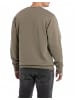 Replay Sweatshirt in Stone Green