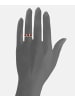 Diamant L'éternel Eternity-Ring aus 375 Gelbgold mit Diamant mit Granat