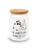 Mr. & Mrs. Panda Keksdose Panda Weihnachtszeit mit Spruch in Weiß