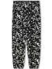 sheego Schlupfhose in schwarz-weiß