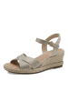 Tamaris Keilsandaletten in Gold