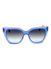 Ana Hickmann Damen Sonnenbrillen Katzenauge Blau