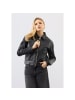 Bolongaro Trevor Lederjacke Flora Bomber in schwarz