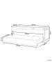 Beliani Tagesbett MIMIZAN in Blau - (W) 100 x (H) 76 x (L) 220 cm