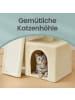 Feandrea Katzenbaum Clawfy in Beige - (B)39.2 x (H)46.4 x (T)51 cm