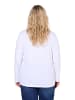 Ulla Popken Shirt in schneeweiß