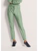 MADELEINE Stretchhose mit Tunnelzug in eisgrün