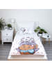 Disney Marie Cat "Friends" Bettwäsche-Set für Kinderbett 100x135 cm + 40x60 in Weiß