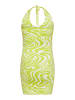 Swirly Damen Kleid in WOLLWEISS LIMETTE