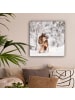 OnlyWow Leinwand Bilder Haselnussfarben