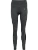 Hummel Sportleggings "Hmlnorma High Waist Tights" in Grau