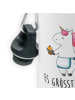 Mr. & Mrs. Panda Kindertrinkflasche Einhorn Muffin mit Spruch in Weiß