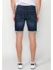 KOROSHI Bermuda Denim Stretch Regular Fit in blau