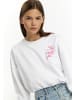 myMo Sweatshirt Cropped in Weiss