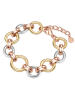 Lulu & Jane Armband tri-Color in roségold
