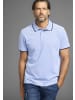 H.I.S. Poloshirt in blau mel.