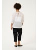 KAFFE curve Langarm-Bluse KClorena Regular fit in Chalk