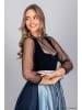 Edelnice Dirndlbluse Martha Schwarz in schwarz