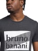 Bruno Banani T-Shirt CHRISTENSEN in Anthrazit / Melange