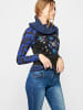 KOROSHI Langarm-T-Shirt in blau