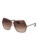 Max Mara Frauen Sonnenbrille Quadratisch Bronze