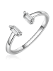 Glanzstücke München Ring aus Sterling Silber mit Zirkonia in silber